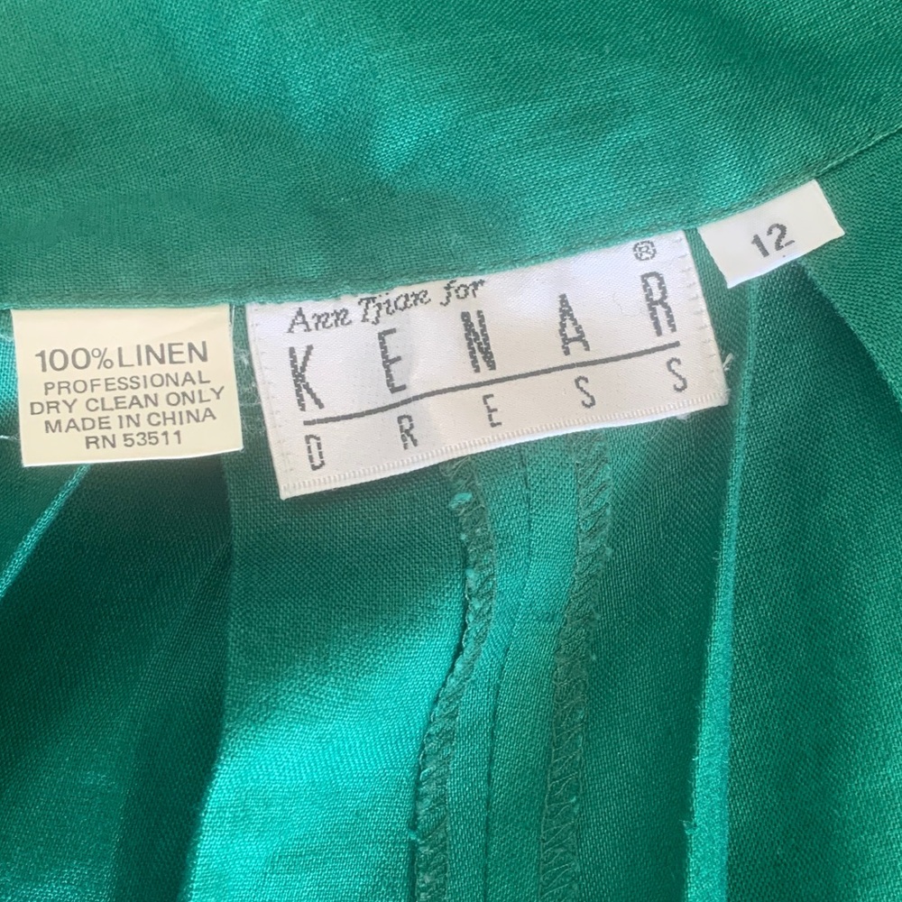 Kenar Emerald Green Midi Dress - Picture 5 of 9